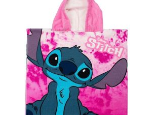 Πόντσο Θαλάσσης Quick Dry Disney Home Lilo & Stitch 22 Pink DimCol