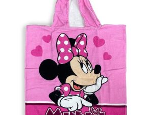 Πόντσο Θαλάσσης Quick Dry Disney Home Minnie 202 Pink DimCol