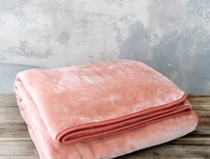 Κουβέρτα Βελουτέ Μονή 160X220 Nima Coperta Pink (160×220)