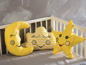 Διακοσμητικά Μαξιλάρια (Σετ 3τμχ) Sb Home Baby Deco Pillows Yellow