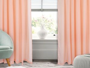 Κουρτίνα (300×270) Με Τρέσα Das Home Organza 2194 Pink