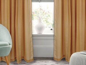 Κουρτίνα (300×270) Με Τρέσα Das Home Organza 2195 Ochra